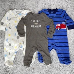 Newborn Carter’s Onesies - Set of 3